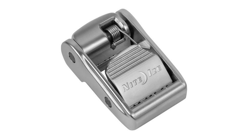 Nite Ize Dual CamJam 1in Webbing Tensioner, Stainless, CJD-11-R3