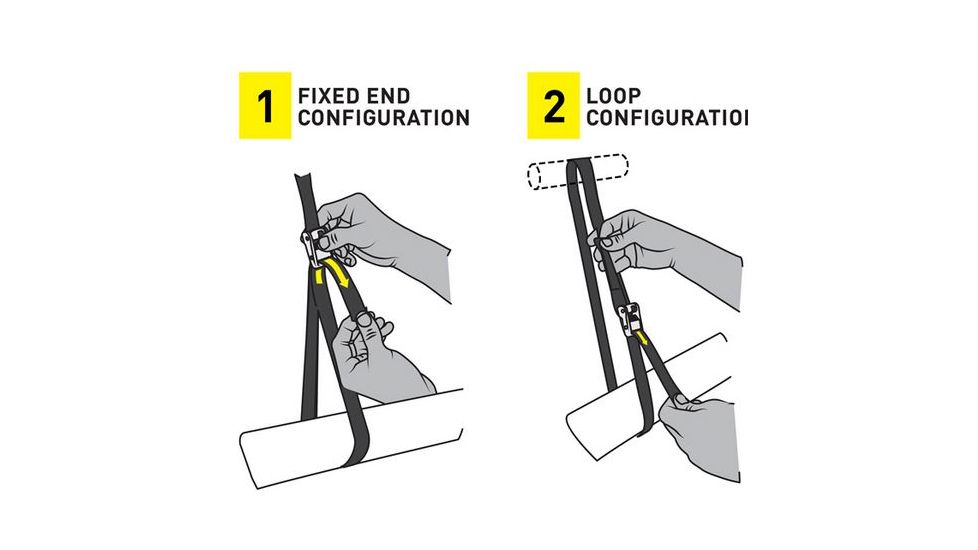 Nite Ize Dual CamJam 1in Webbing Tensioner, Stainless, CJD-11-R3