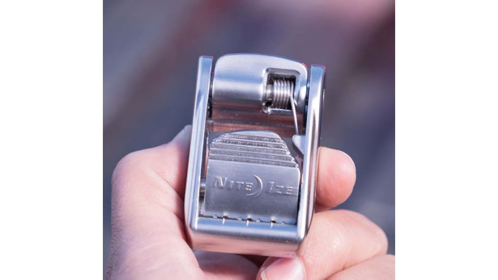 Nite Ize Dual CamJam 1in Webbing Tensioner, Stainless, CJD-11-R3