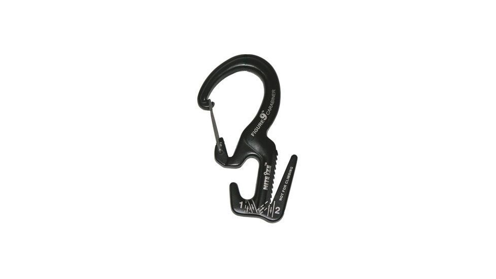 Nite Ize Figure 9 Carabiner Rope Tightener / Tensioning Tool - Black