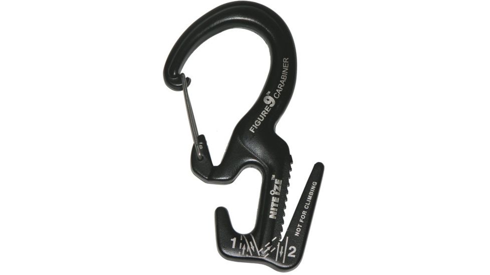 Nite Ize Figure 9 Carabiner Tool Large Black Single C9L-03-01