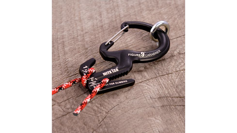 Nite Ize Figure 9 Carabiner Tool Large Black Single Use C9L-03-01