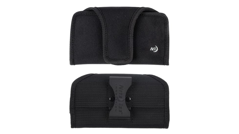 Nite Ize Fits All Horizontal Phone Case, Black, XL, CCSFXL-01-R3