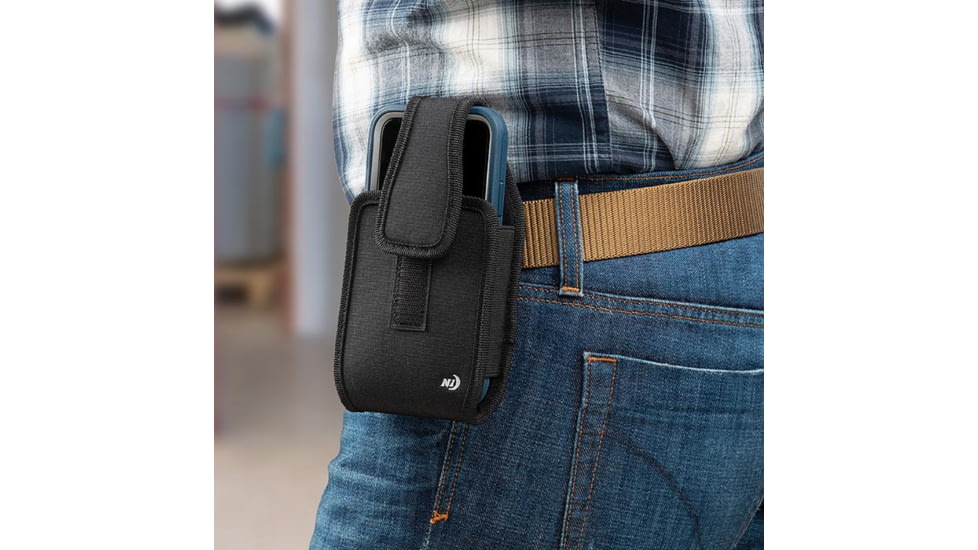 Nite Ize Fits All Vertical Phone Case, Black, XXL, CCF2L-01-R3