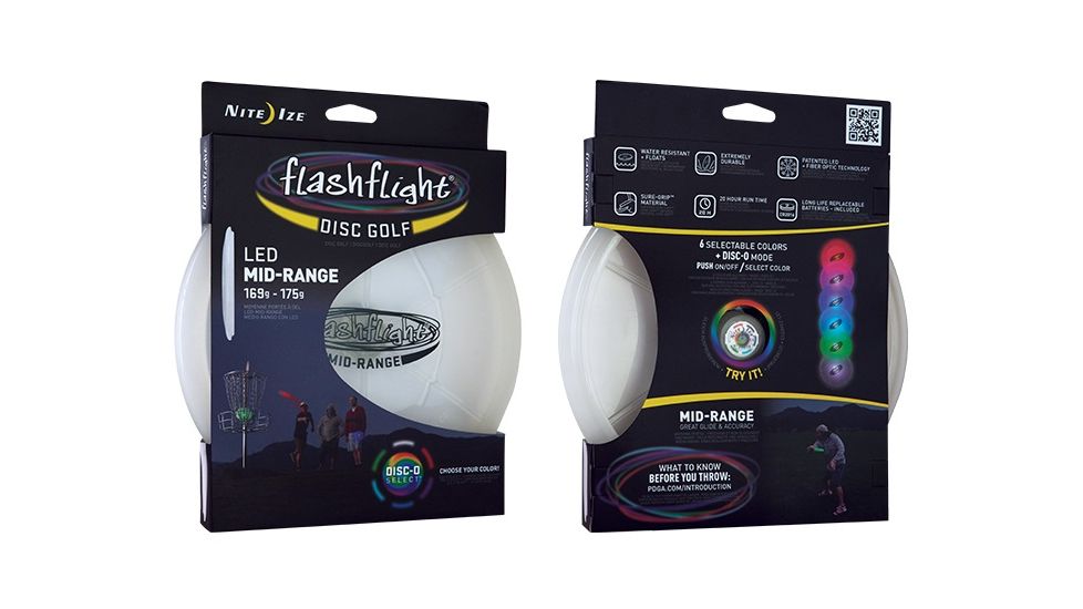 Nite Ize Flashflight LED Disc Golf Mid-Range FGDM-07-R8