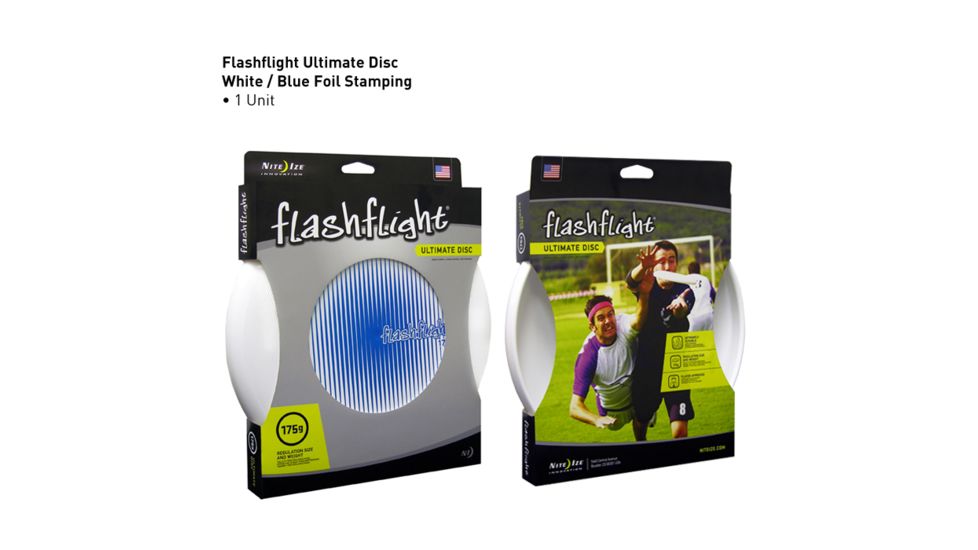 Nite Ize Flashflight Ultimate Disc, White &amp; Blue FUD02-08-03G1