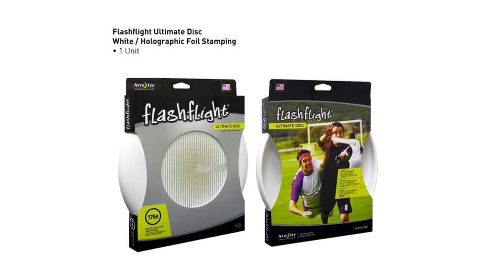 Nite Ize Flashflight Ultimate Disc, White Holographic FUD02-08-07G1