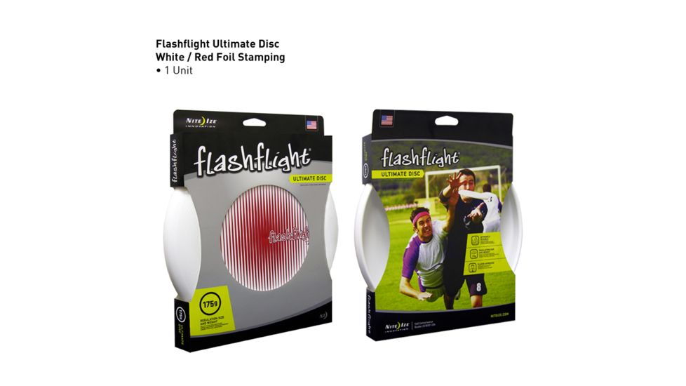 Nite Ize Flashflight Ultimate Disc, White &amp; Red FUD02-08-10G1
