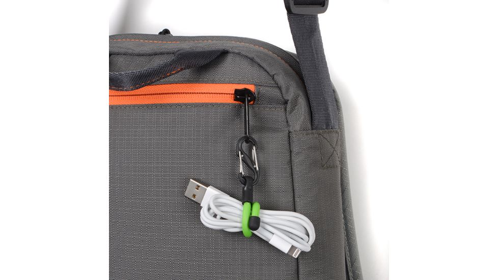 Nite Ize Gear Tie Clippable Twist Tie, Black, Pack of 2 GLZ-01-2R7