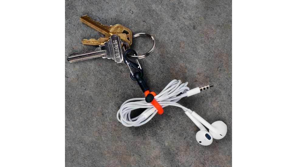 Nite Ize Gear Tie Clippable Twist Tie, Black, Pack of 2 GLZ-01-2R7