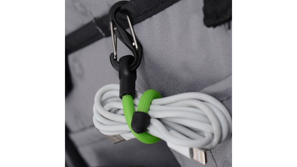 Nite Ize Gear Tie Clippable Twist Tie, Black, Pack of 2 GLZ-01-2R7