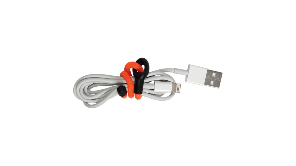 Nite Ize Gear Tie Loopable Twist Tie 6in,Pack of 2,Bright Orange GLS6-31-2R7
