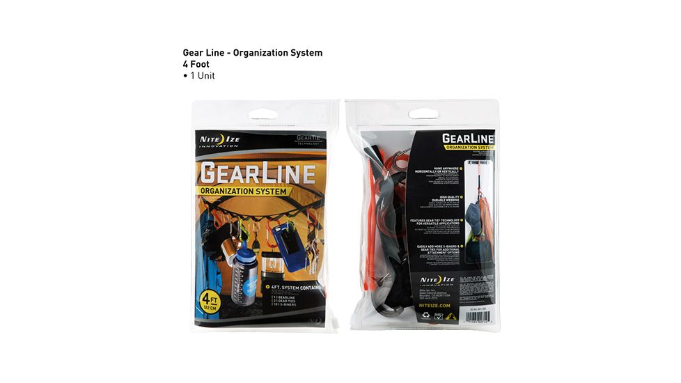 Nite Ize GearLine Organization System - 4in GLN4-M1-R8