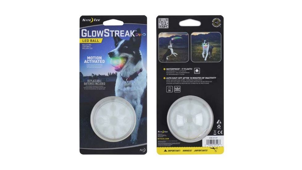 Nite Ize GlowStreak LED Ball Disc-O GSB-07-R7