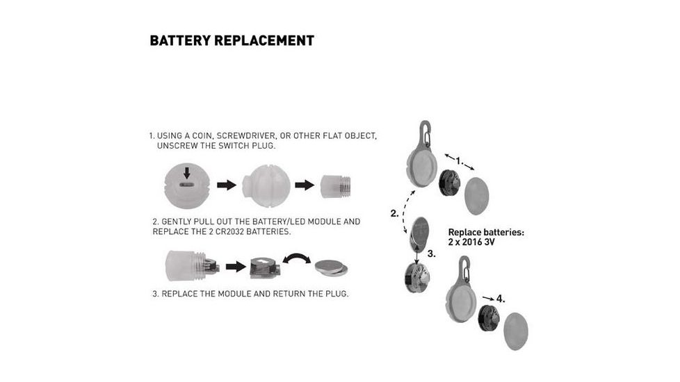 Nite Ize GlowStreak LED Ball Disc-O GSB-07-R7