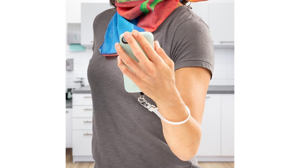 Nite Ize Hitch Phone Anchor + Stretch Strap, White Sparkle, HPSS-0211-R7