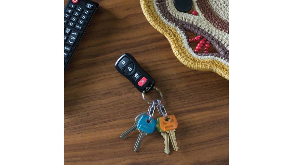 Nite Ize IdentiKey - 4 Pack with 2 S-Biner MicroLocks, Assorted, KIDC-M1-4R7