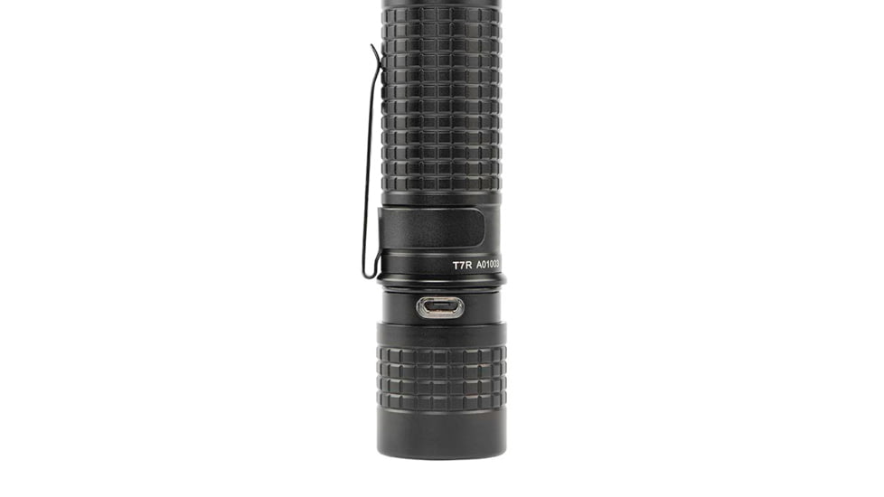 Nite Ize INOVA T7R PowerSwitch Rechargeable Focusing Flashlight, Black, T7RA-01-R7