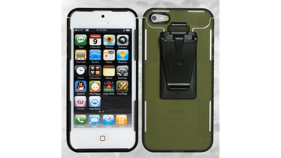 Nite Ize iPhone 5 Connect Case - Translucent Olive CNT-IP5-08TC