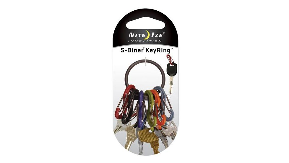 Nite Ize Black Key Ring KRG-03-01