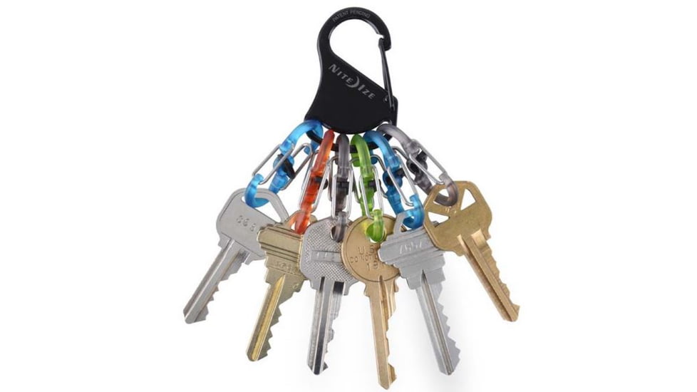Nite Ize KeyRack Locker Stainless - S-Biner Plastic MicroLocks KLKP-01-R3