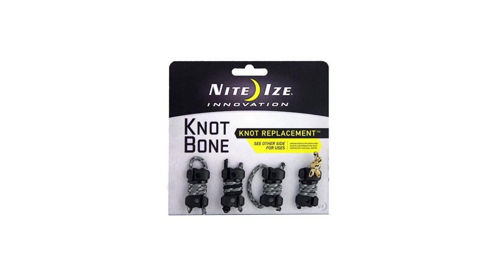 Nite Ize Knot Bone 3 4pack with Cord KB3 03 4PK