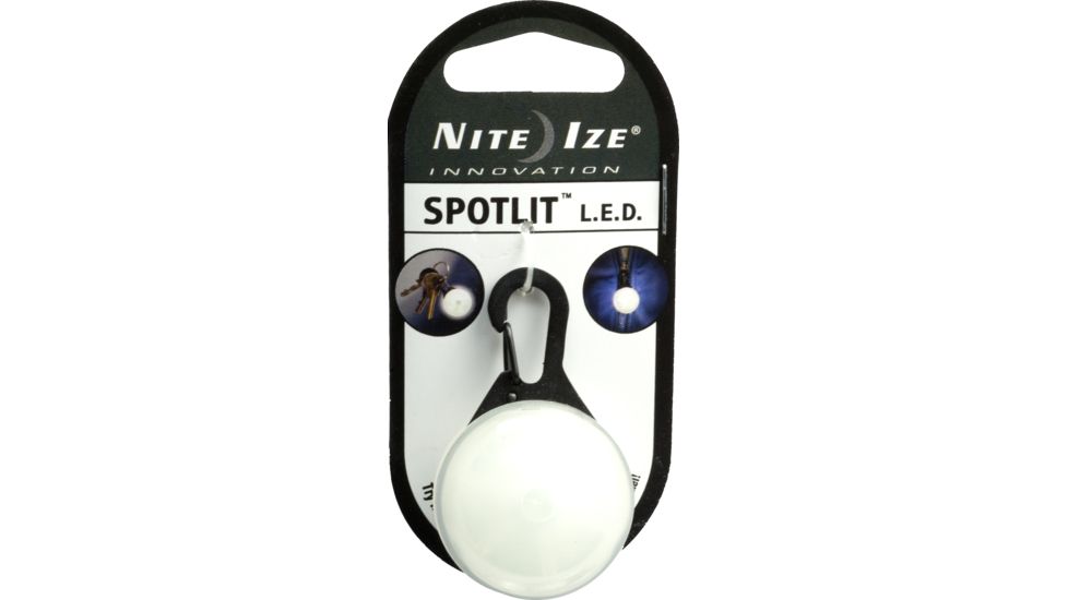 Nite Ize LED Eco Staple Packaging SpotLit White/Black Gates MSL 03 02