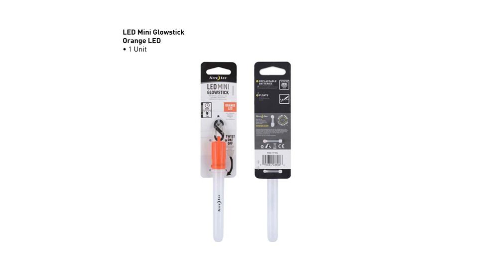 Nite Ize Led Mini Glowstick, Orange, MGS-19-R6