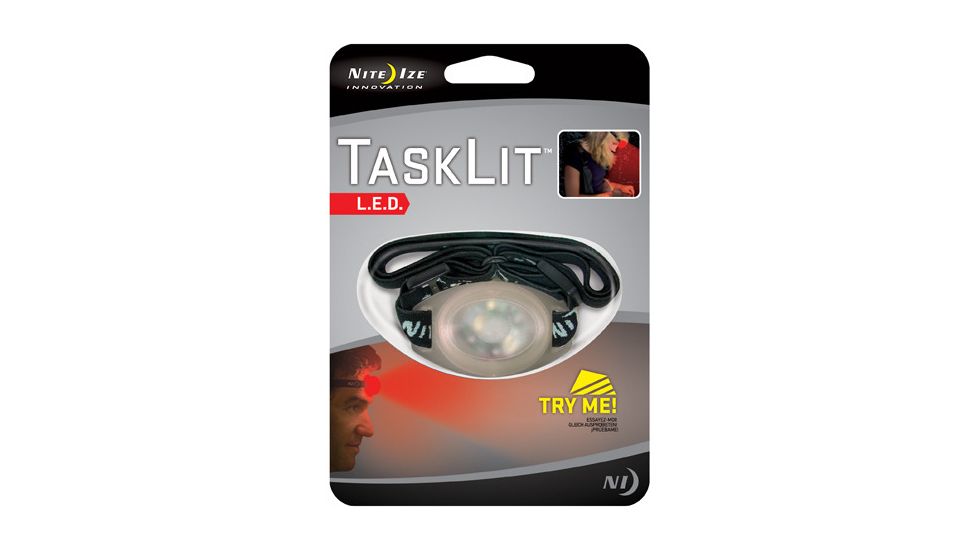 Nite Ize LED TaskLit Head Mounted Light, Red NET 07 10