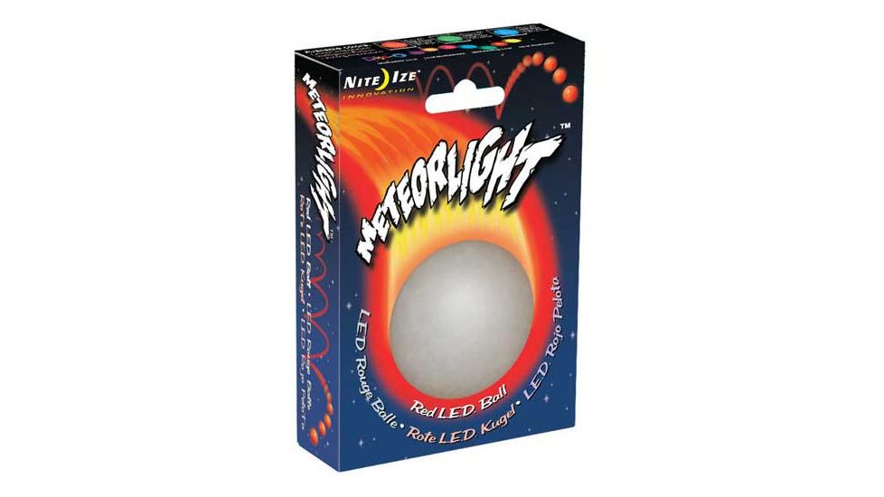 Nite Ize MeteorLight Ball LED Light Up Ball, Colors Nite Ize MeteorLight Ball LED Light Up Ball - Red