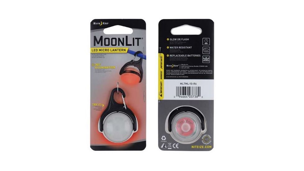 Nite Ize MoonLit LED Micro Lantern Red MLTML-10-R6