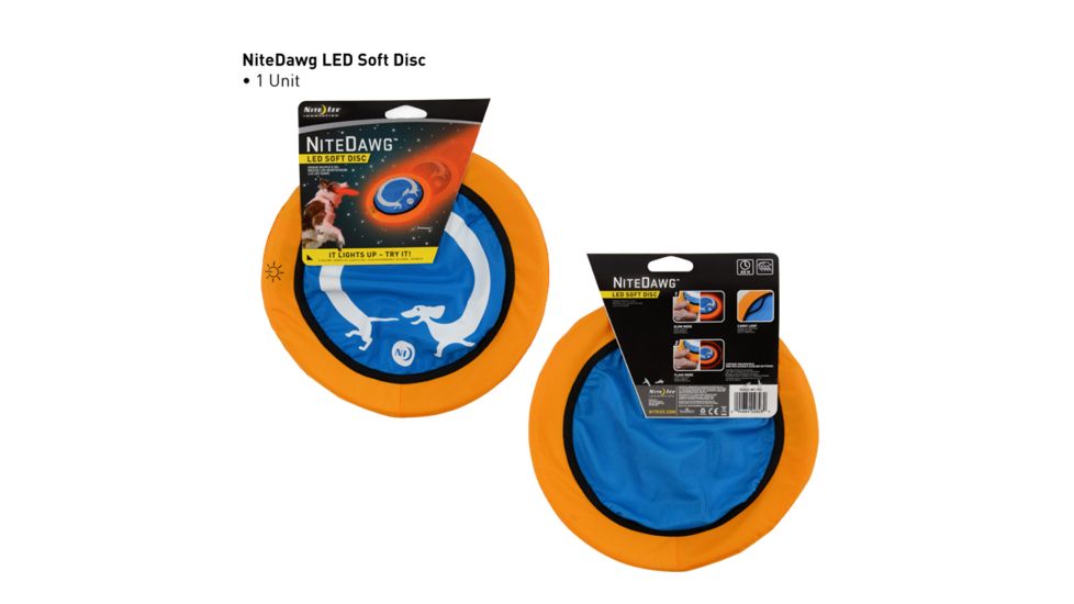 Nite Ize Nite Dawg Soft LED Disc, Blue LED, Dachshund Design NDD2-M1-R3