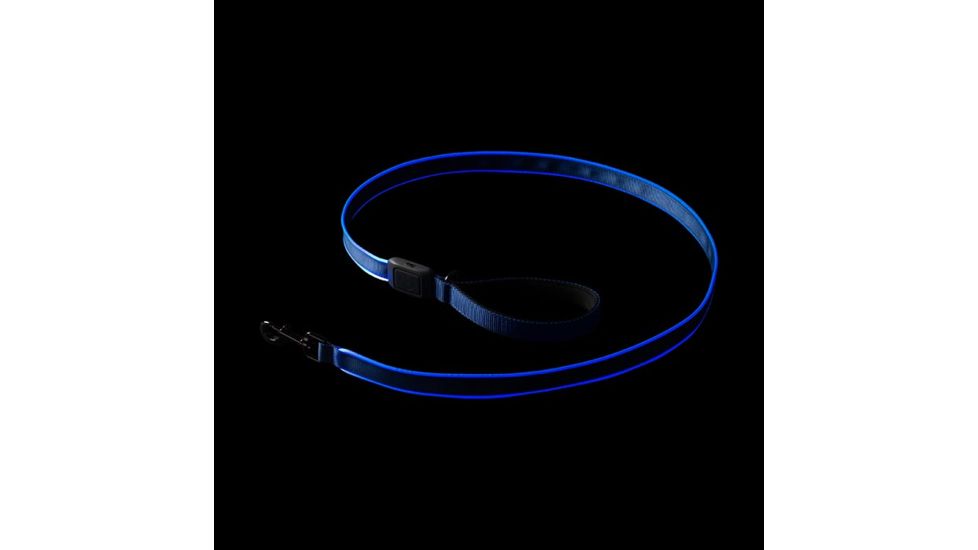 Nite Ize NiteDog Rechargeable LED Leash, Blue/Blue, NDLR-03-R3