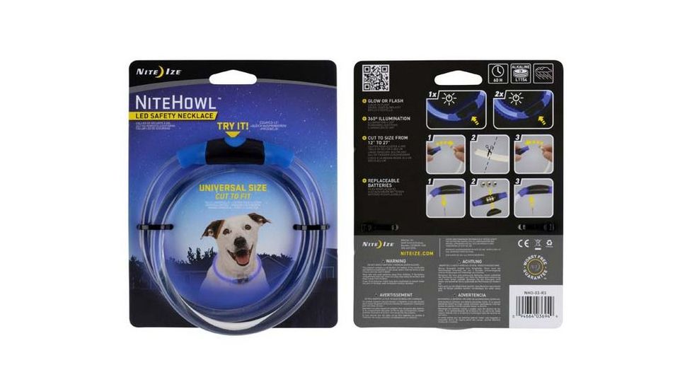 Nite Ize NiteHowl LED Safety Necklace Blue NHO-03-R3