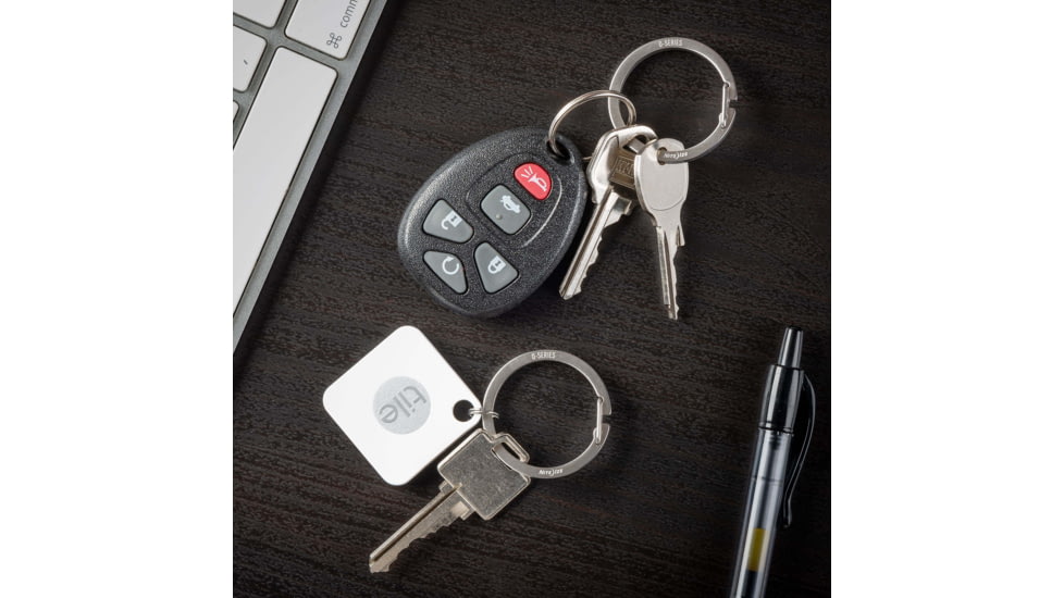 Nite Ize O-Series Gated Key Ring, 2 Pack, OS-11-2R6