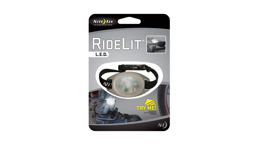 Nite Ize RideLit LED Ankle Bicycle Light - White RLT 07 02 
