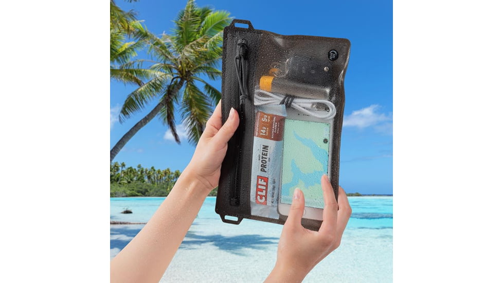 Nite Ize RunOff Waterproof Medium Travel Pouch, Charcoal, Medium, ROFM-09-R3