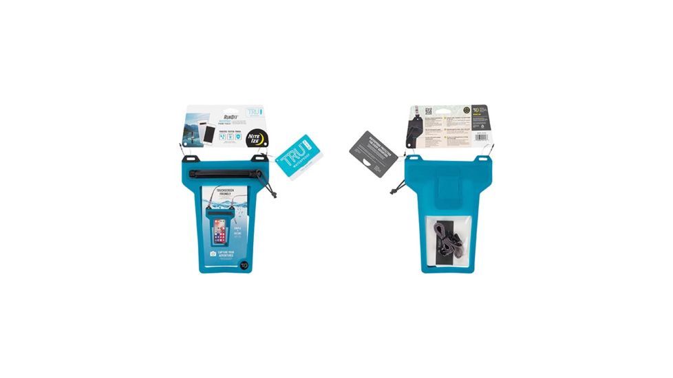 Nite Ize RunOff Waterproof Phone Pouch, Blue, One Size, ROPPL-03-R3