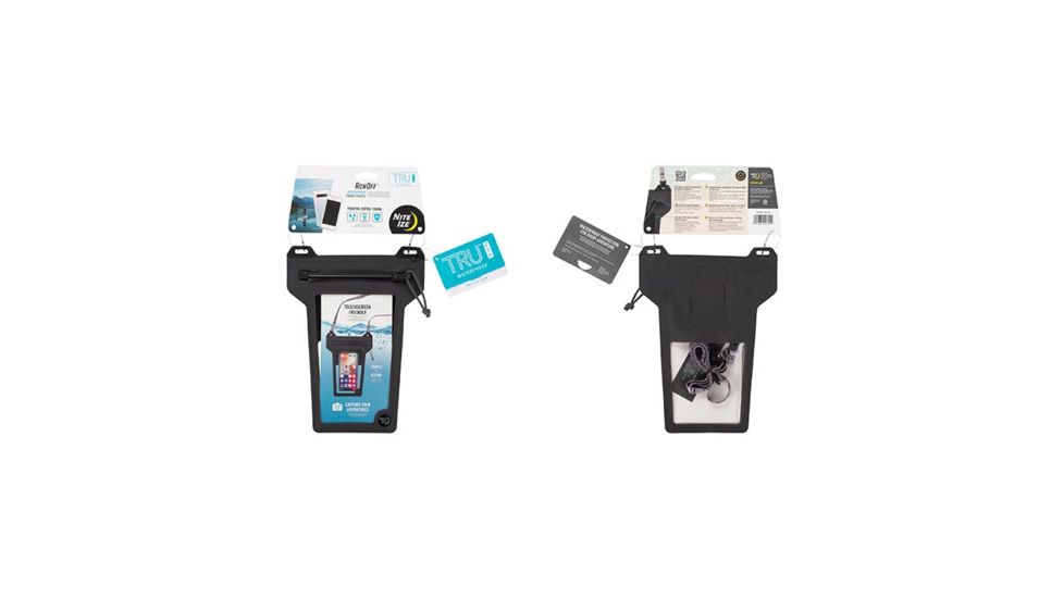 Nite Ize RunOff Waterproof Phone Pouch, Charcoal, One Size, ROPPL-09-R3