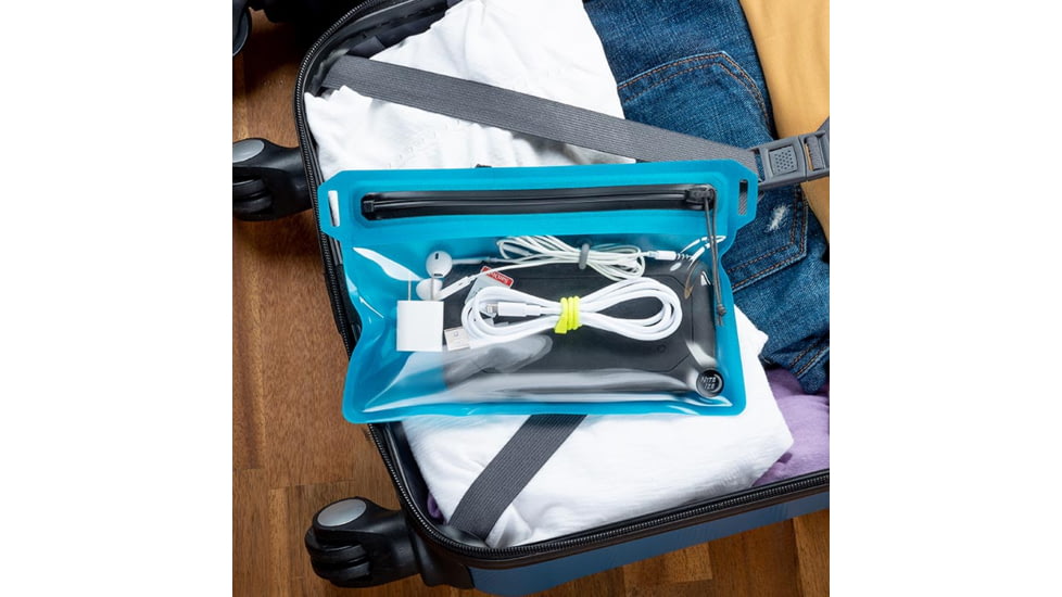 Nite Ize RunOff Waterproof Small Travel Pouch, Blue, Small, ROFS-03-R3