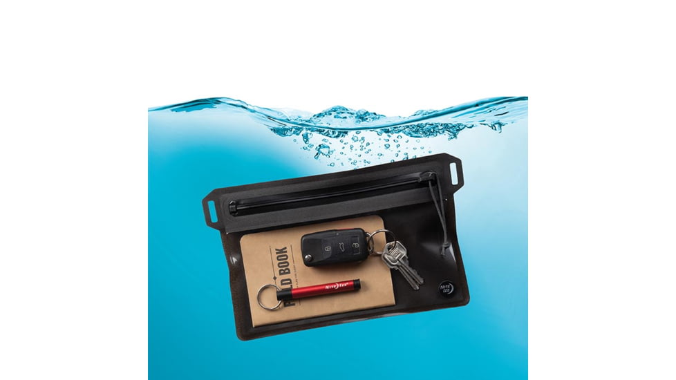 Nite Ize RunOff Waterproof Small Travel Pouch, Charcoal, Small, ROFS-09-R3