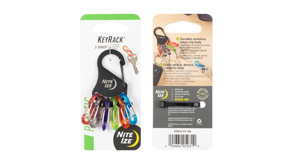 Nite Ize S-Biner KeyRack, KRK2-01-R6