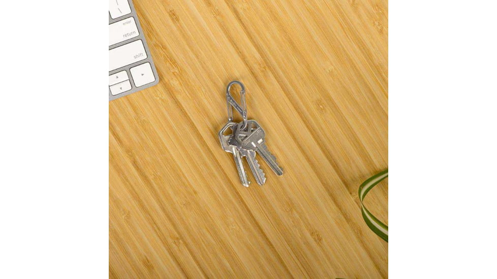 Nite Ize S-Biner Stainless Steel Dual Carabiner #1 - 6 Pack - Stainless, Stainless Steel, #1-6, SB1-11-6R3