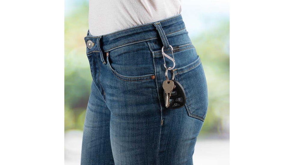 Nite Ize S-Biner Stainless Steel Dual Carabiner #1 - 6 Pack - Stainless, Stainless Steel, #1-6, SB1-11-6R3