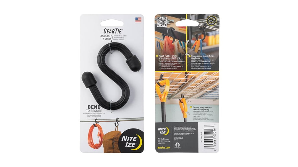 Nite Ize S-Hook Bendable Gear Tie, GTS-01-R6