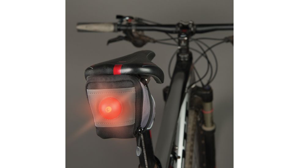 Nite Ize SaddleLite LED Bike Bag - Red LED SDL-M1-R3