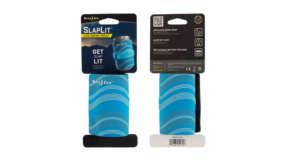 Nite Ize SlapLit LED Drink Wrap, Blue SLDW-03-R3