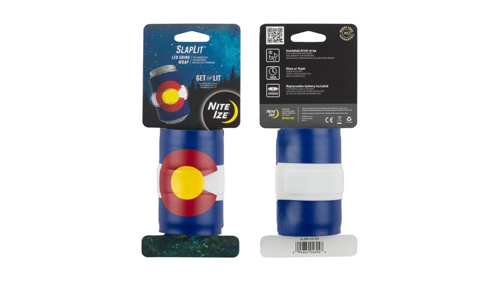 Nite Ize SlapLit LED Drink Wrap, Colorado SLDW-CO-R3