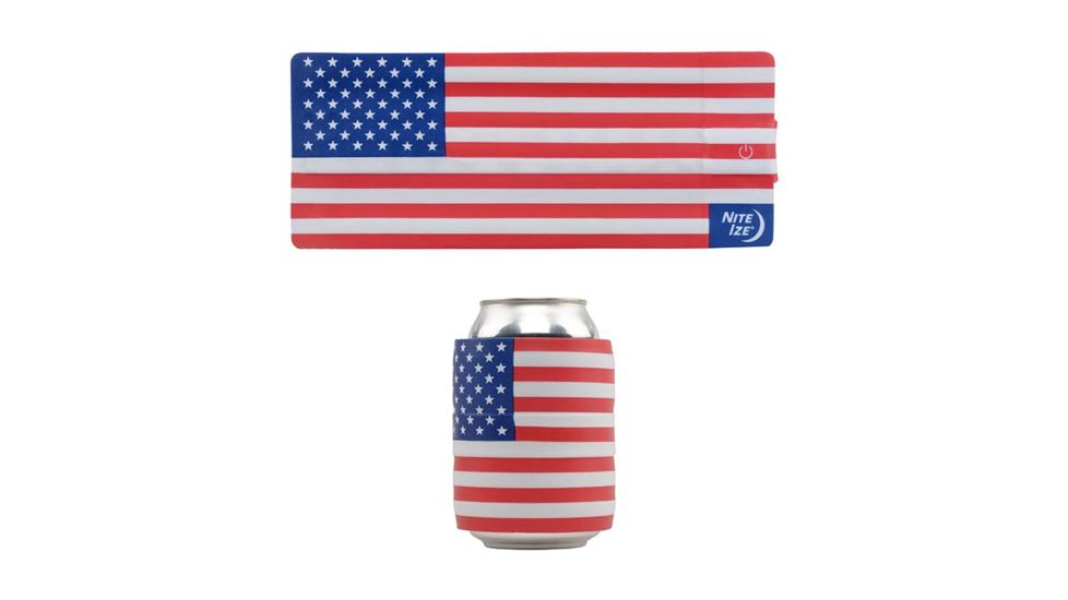 Nite Ize SlapLit LED Drink Wrap, USA, SLDW-USA-R3