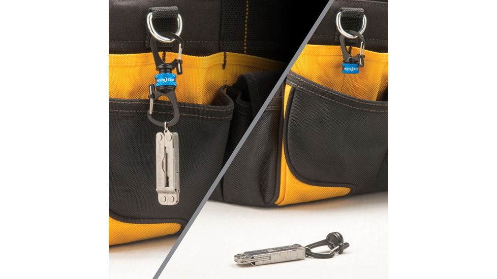 Nite Ize SlideLock 360 Magnetic Locking Carabiner , Blue, MSBL-03-R7